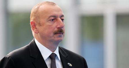 Aliyev'den Cumhurbaşkanı Erdoğan'a taziye mesajı