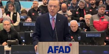 Cumhurbaşkanı Erdoğan, AFAD'da açıklamalarda bulunuyor