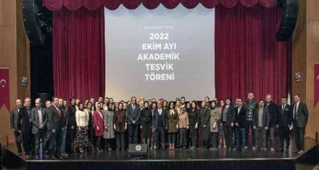 Ekim ayı bilimsel teşvik ve ödül töreni düzenlendi