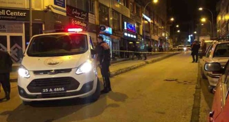 Erzurum'da iş yerine silahlı saldırı: 1 yaralı