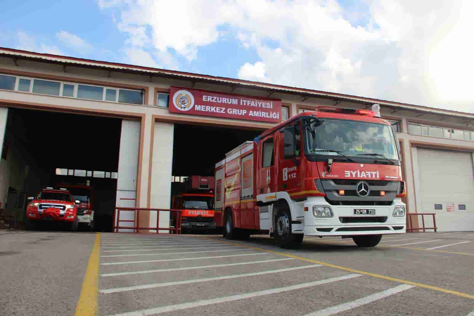 Erzurum İtfaiyesi 10 ayda 2 bin 274 olaya gitti