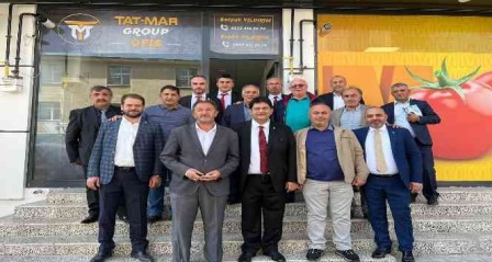 ETB Başkanı Oral'a Horasan'da yoğun ilgi