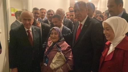  Fatma teyzenin Cumhurbaşkanı Erdoğan ile görüşme hayali gerçek oldu