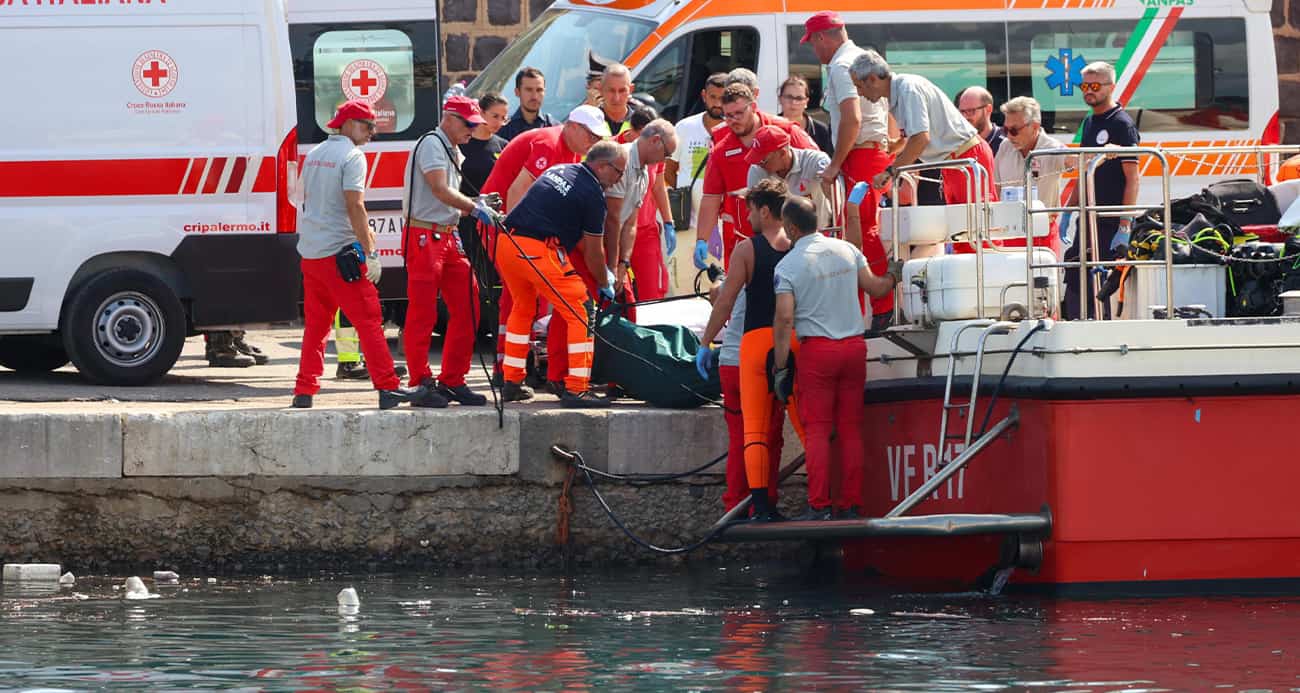 İtalya'da batan lüks yatta 2 kişinin daha cansız bedenine ulaşıldı