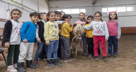 Manej alanı ve atçılık koordinatörlüğü hizmetini sürdürüyor