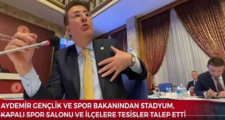 Milletvekili Aydemir Gençlik ve Spor yatırımlarını değerlendirdi