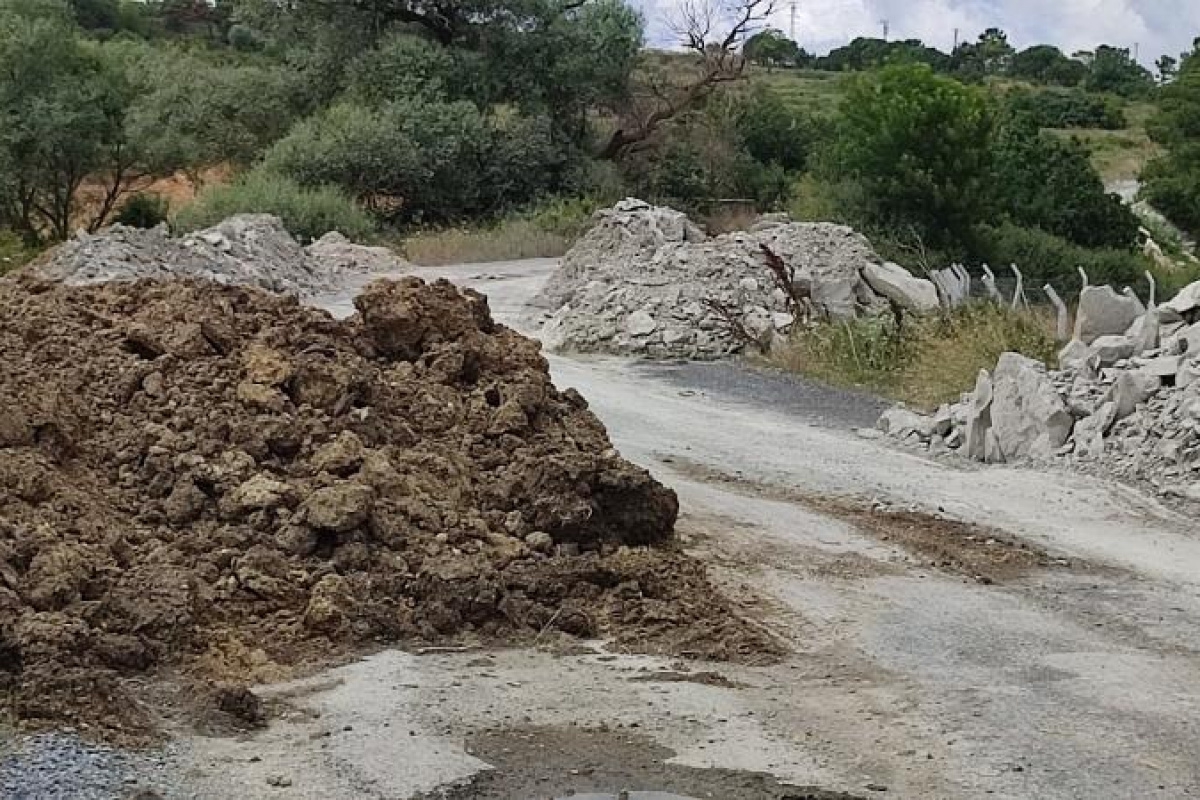 Otoyol bağlantı yolu kaçak hafriyat nedeni ile kapandı