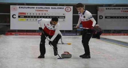 Türkiye Curling Süper Lig Finali Erzurum'da yapıldı