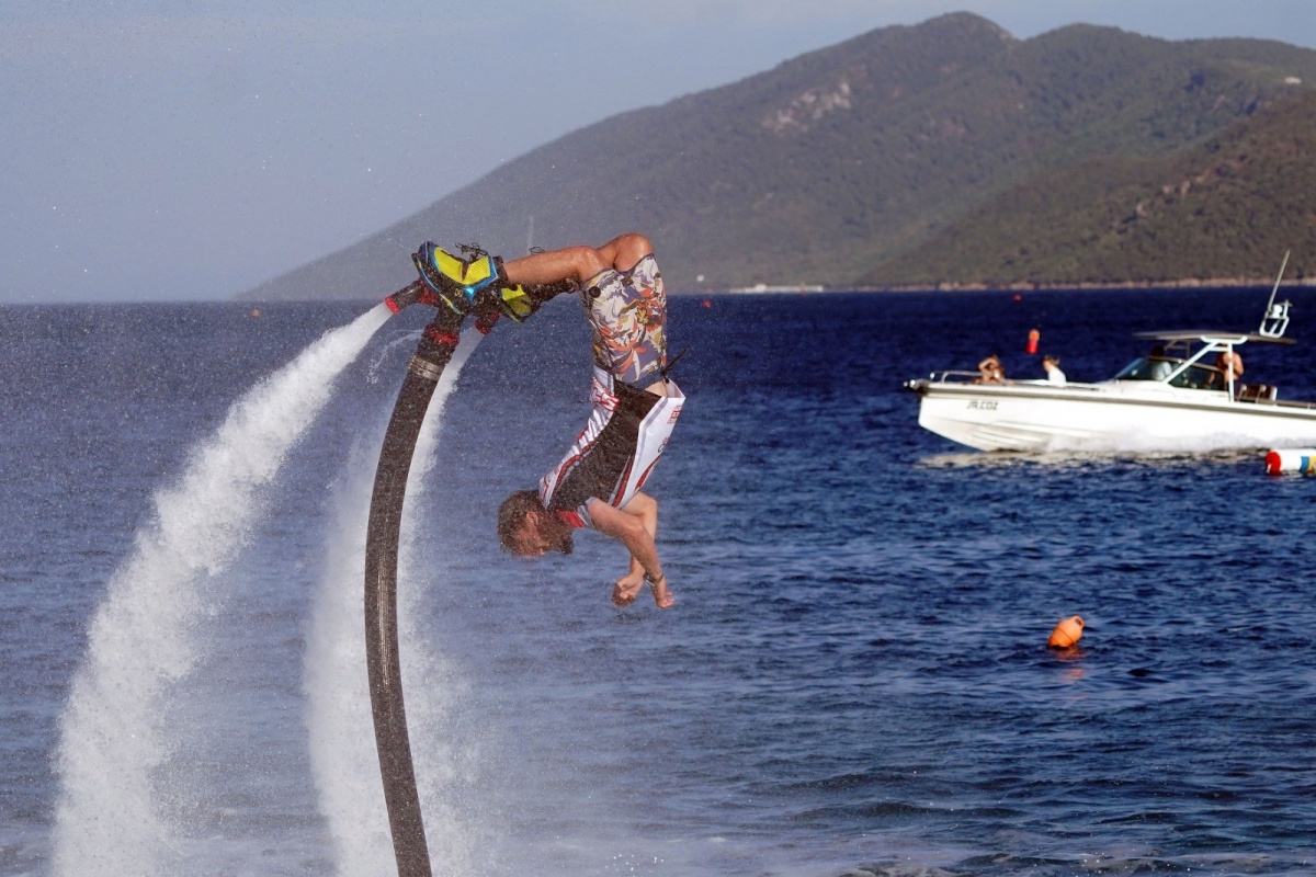 Türkiye Sujeti ve Flyboard Şampiyonası Bodrum'dan başladı