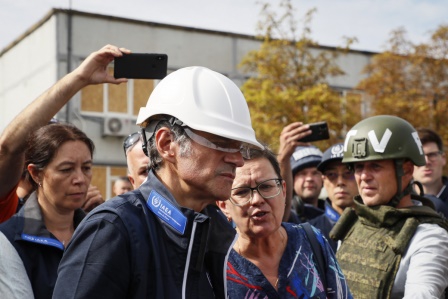 UAEA Başkanı Grossi'den Zaporijya açıklaması: 'Hiçbir yere gitmiyoruz. UAEA şimdi orada ve hareket etmiyor'